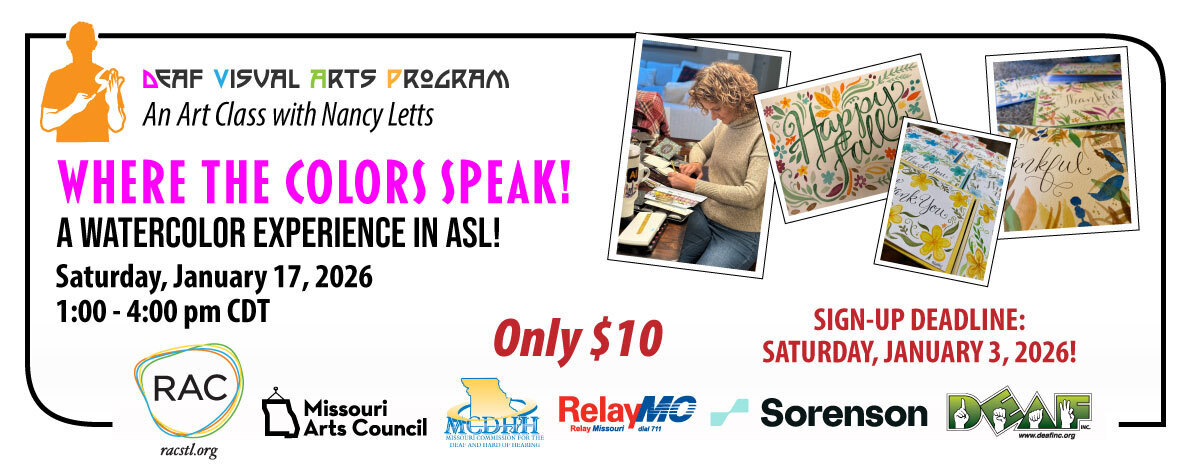 Where The Colors Speak! - A Watercolor Experience in ASL!